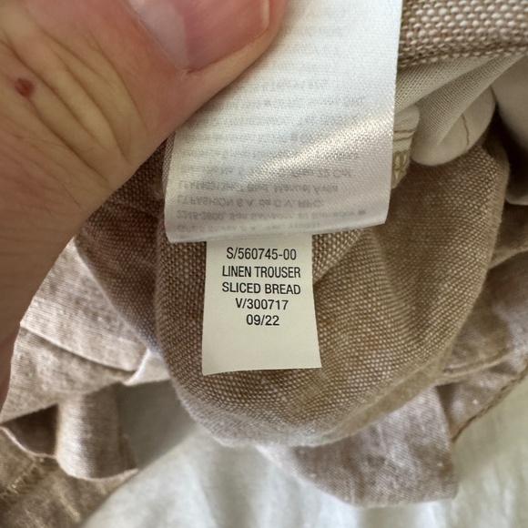 Old Navy Women's Linen Blend Beige/Tan Walking High-Rise Shorts Size XXL Beach - Picture 9 of 14